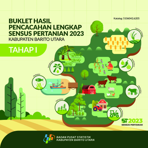 Buklet Hasil Pencacahan Lengkap Sensus Pertanian 2023 - Tahap I Kabupaten Barito Utara